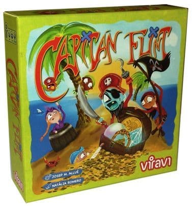 Portada juego de mesa Capitán Flint