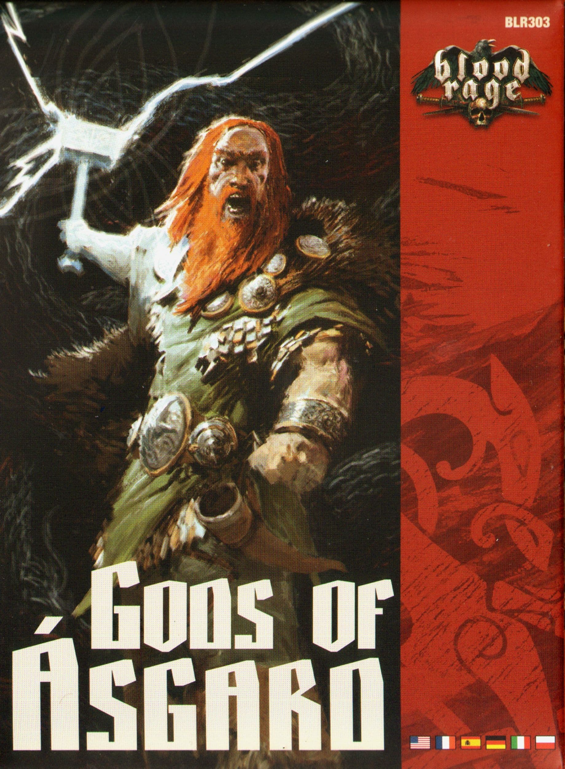 Portada juego de mesa Blood Rage: Dioses de Ásgard