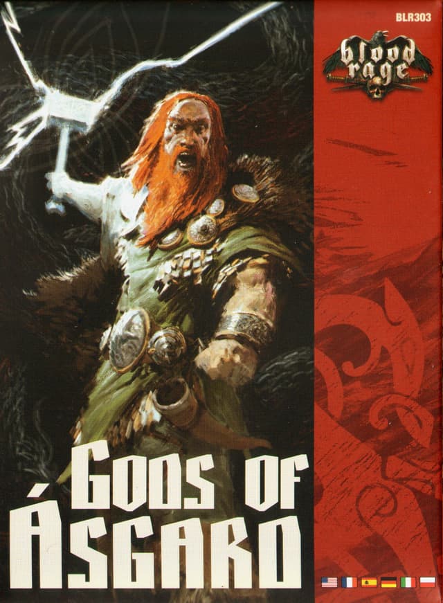 Portada juego de mesa Blood Rage: Dioses de Ásgard