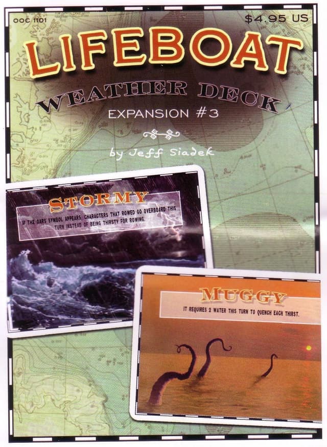 Portada juego de mesa Bote Salvavidas Expansión 3: Clima