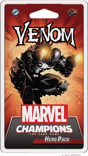Portada juego de mesa Marvel Champions: El Juego de Cartas – Venom Pack de Héroe