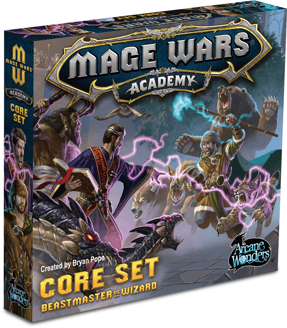 Portada juego de mesa Mage Wars Academy