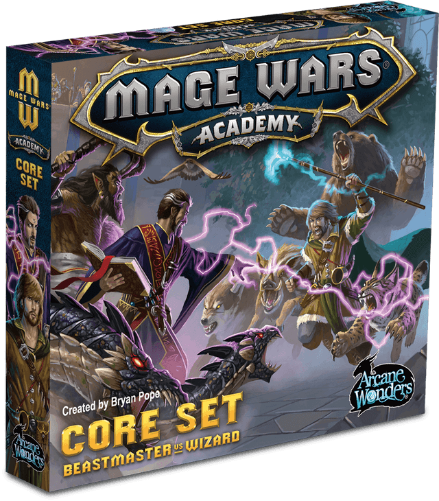 Portada juego de mesa Mage Wars Academy