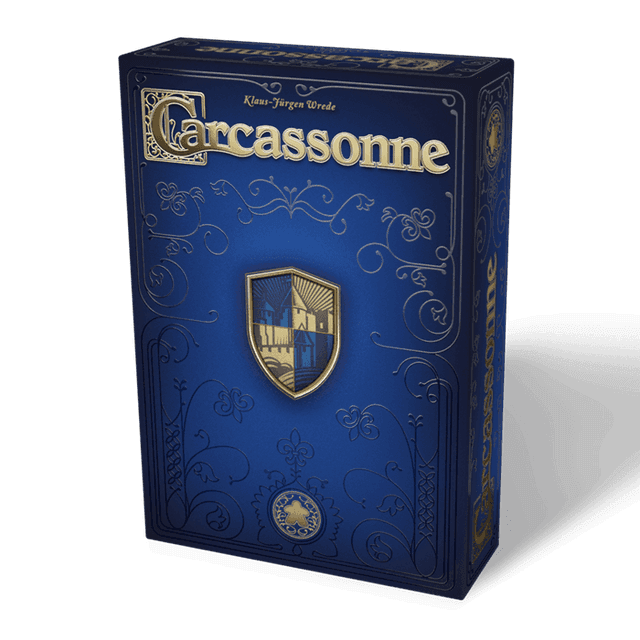 Portada juego de mesa Carcassonne: Edición 20º Aniversario