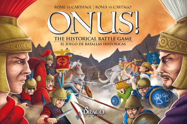 Portada juego de mesa ONUS! Roma Vs Cartago