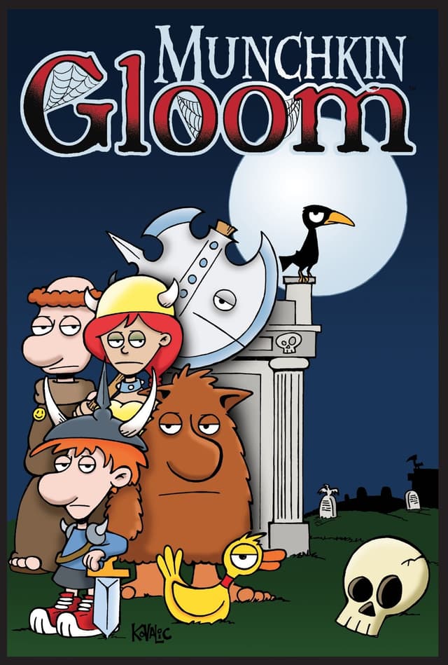 Portada juego de mesa Munchkin Gloom