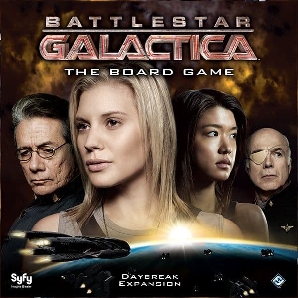 Portada juego de mesa Battlestar Galactica: Amanecer