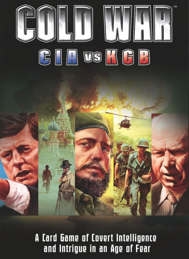 Portada juego de mesa Guerra Fría: CIA vs KGB