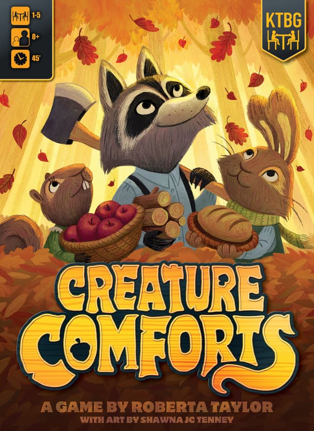Portada juego de mesa Creature Comforts
