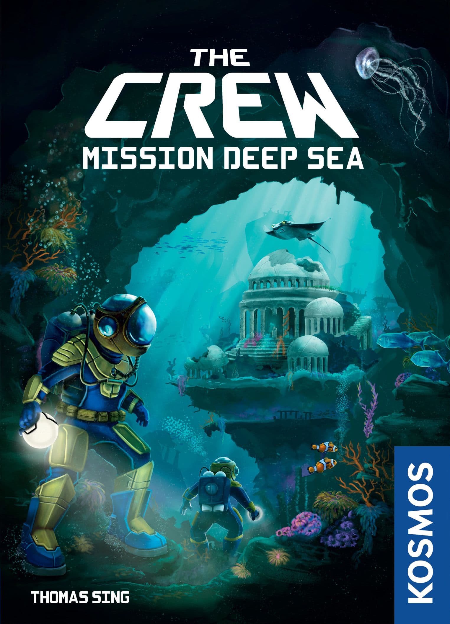 Portada juego de mesa La Tripulación: Misión Mar Profundo