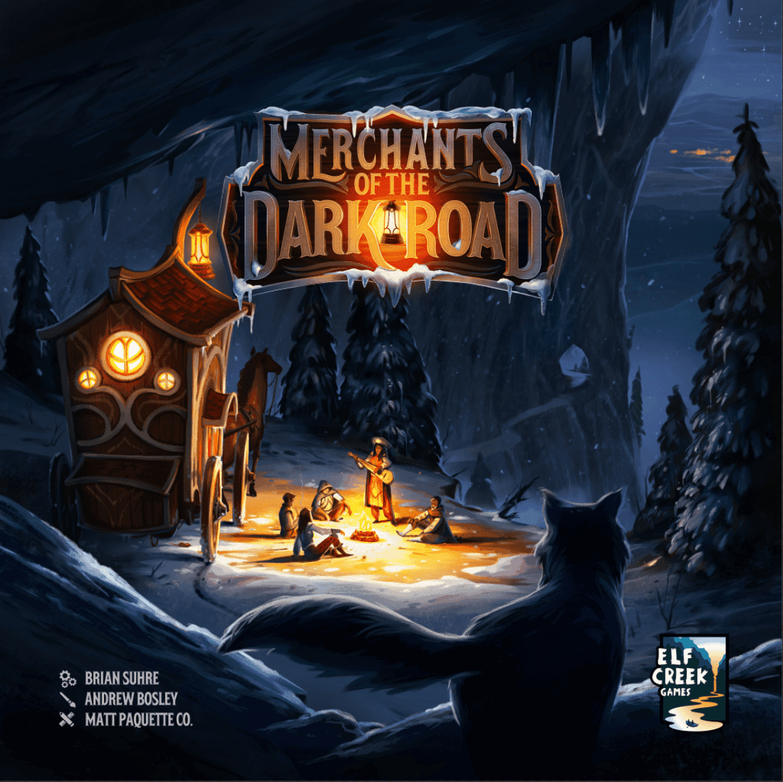 Portada juego de mesa Merchants of the Dark Road