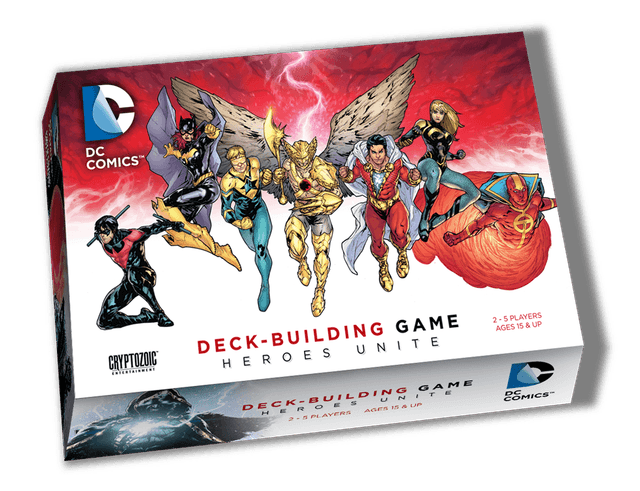 Portada juego de mesa DC Comics Deck-Building Game: Heroes Unite