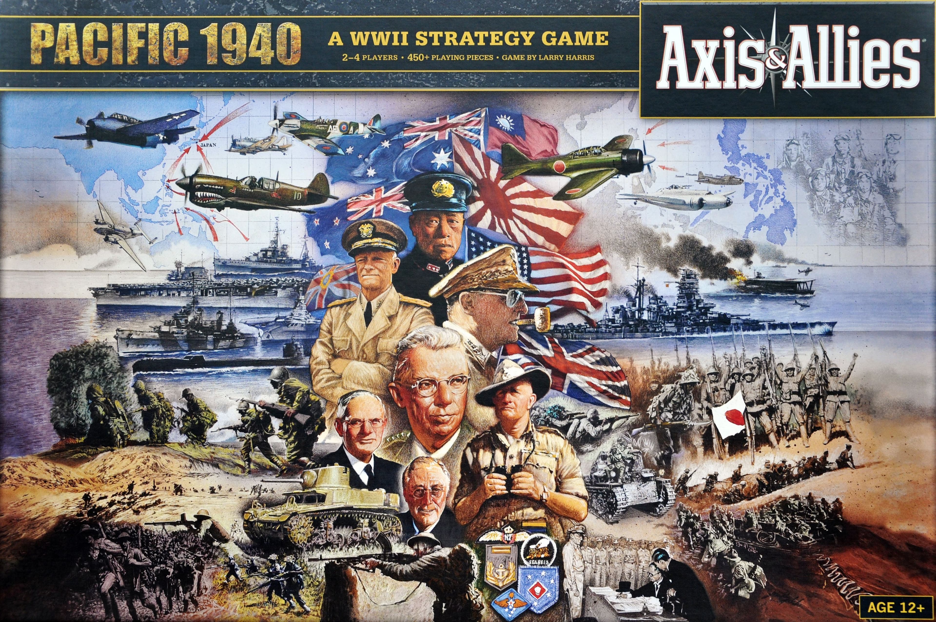 Portada juego de mesa Axis & Allies Pacific 1940