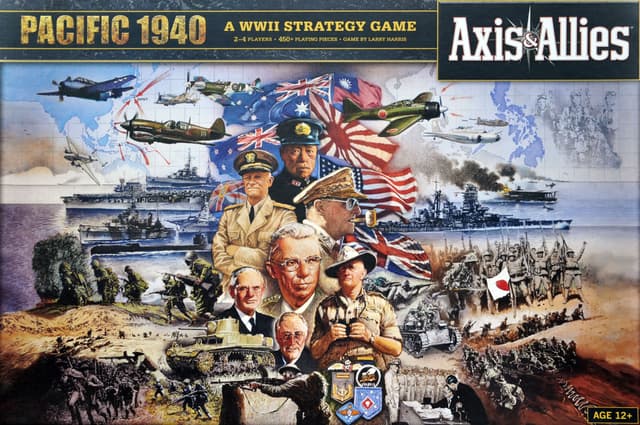 Portada juego de mesa Axis & Allies Pacific 1940
