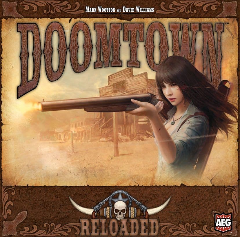 Portada juego de mesa Doomtown: Reloaded