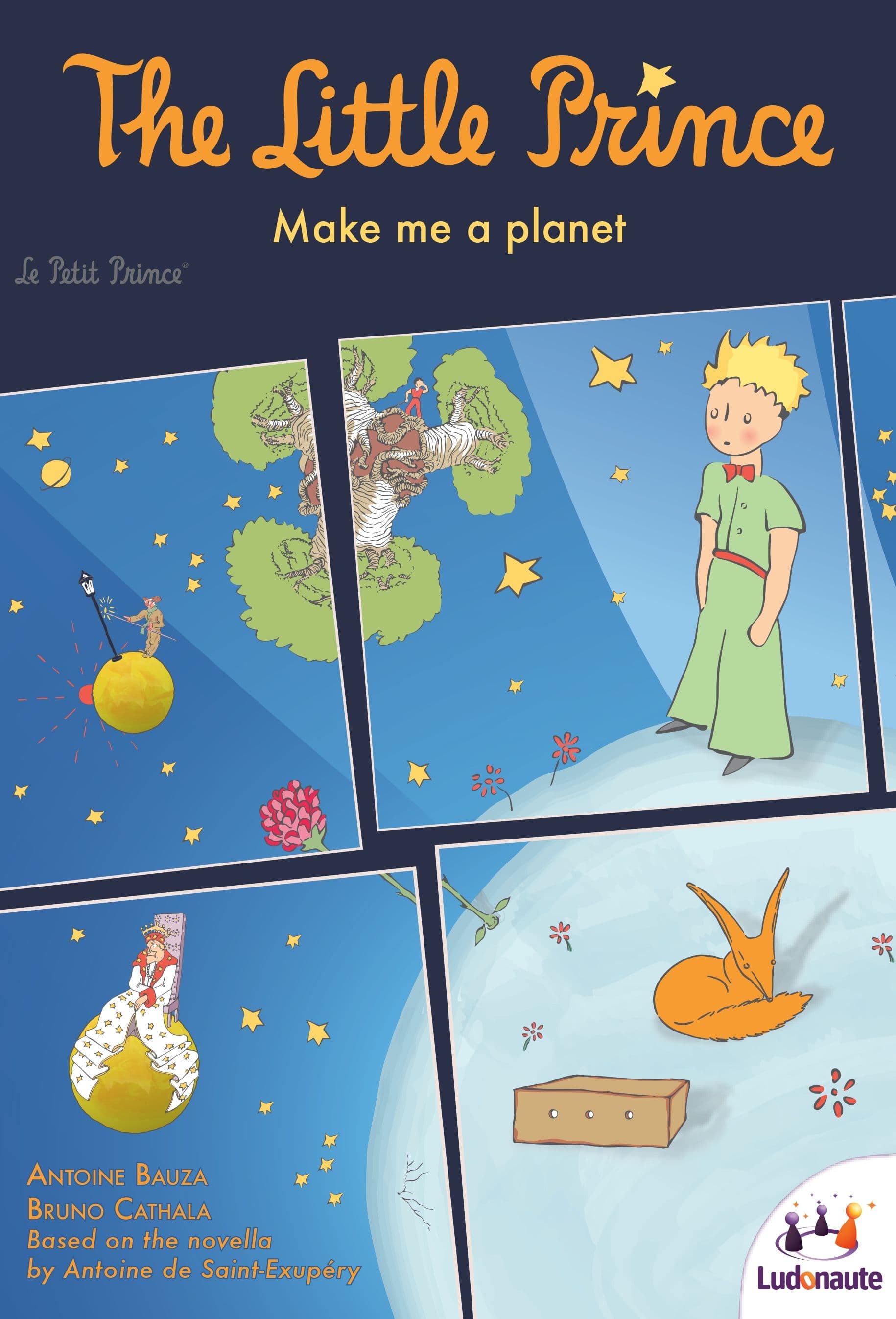Portada juego de mesa El Principito: hazme un planeta