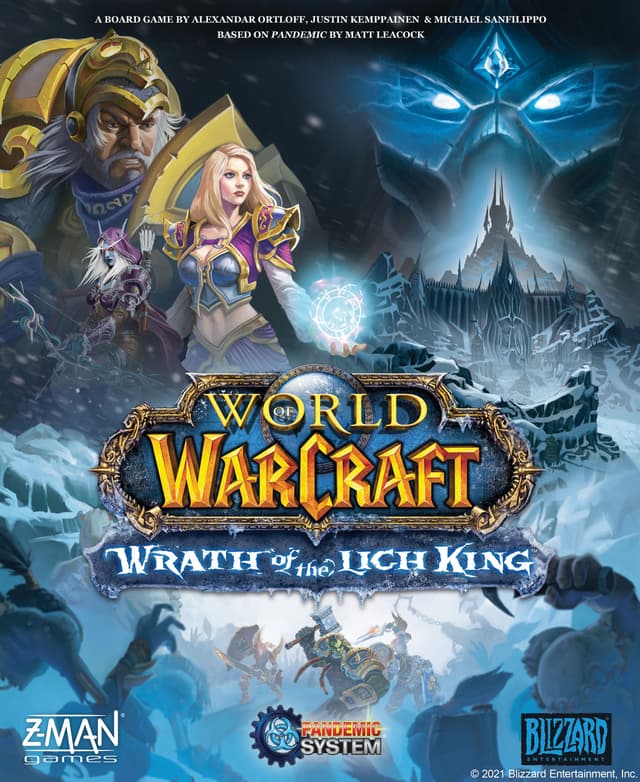 Portada juego de mesa World of Warcraft: Wrath of the Lich King