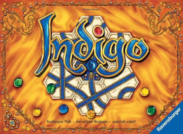 Portada juego de mesa Indigo
