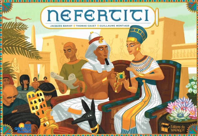 Portada juego de mesa Nefertiti