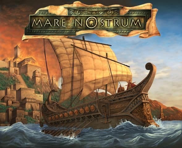 Portada juego de mesa Mare Nostrum