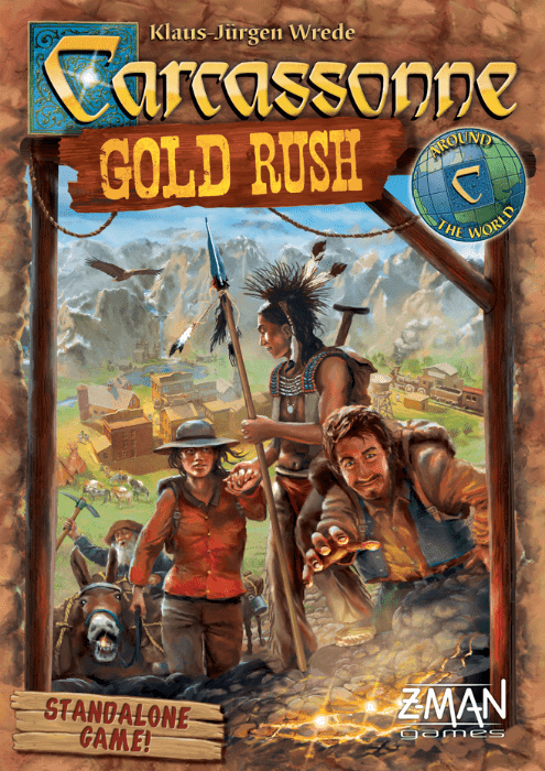 Portada juego de mesa Carcassonne: Gold Rush
