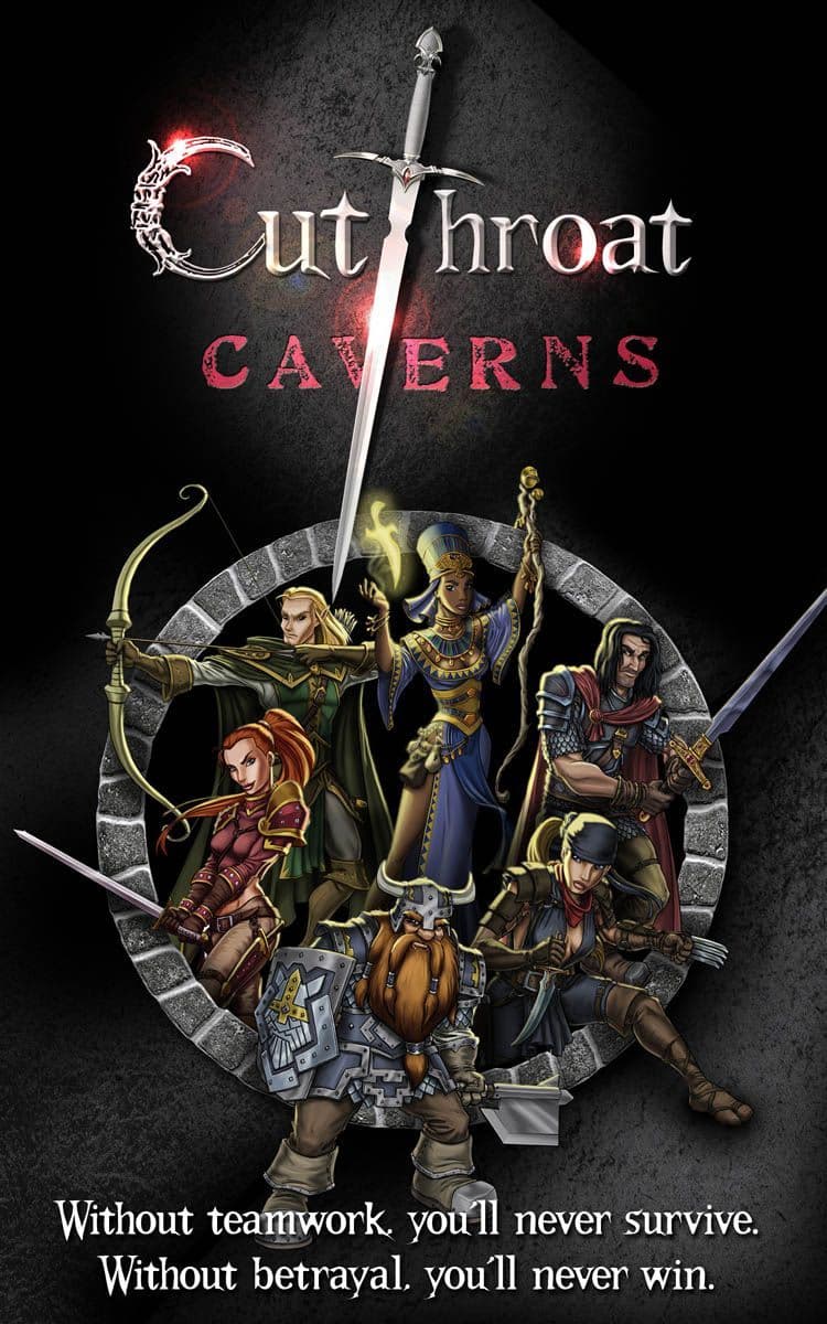 Portada juego de mesa Cutthroat Caverns
