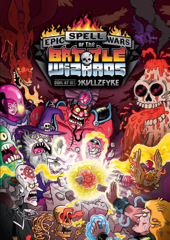 Portada juego de mesa Epic Spell Wars of the Battle Wizards: Duel at Mt. Skullzfyre