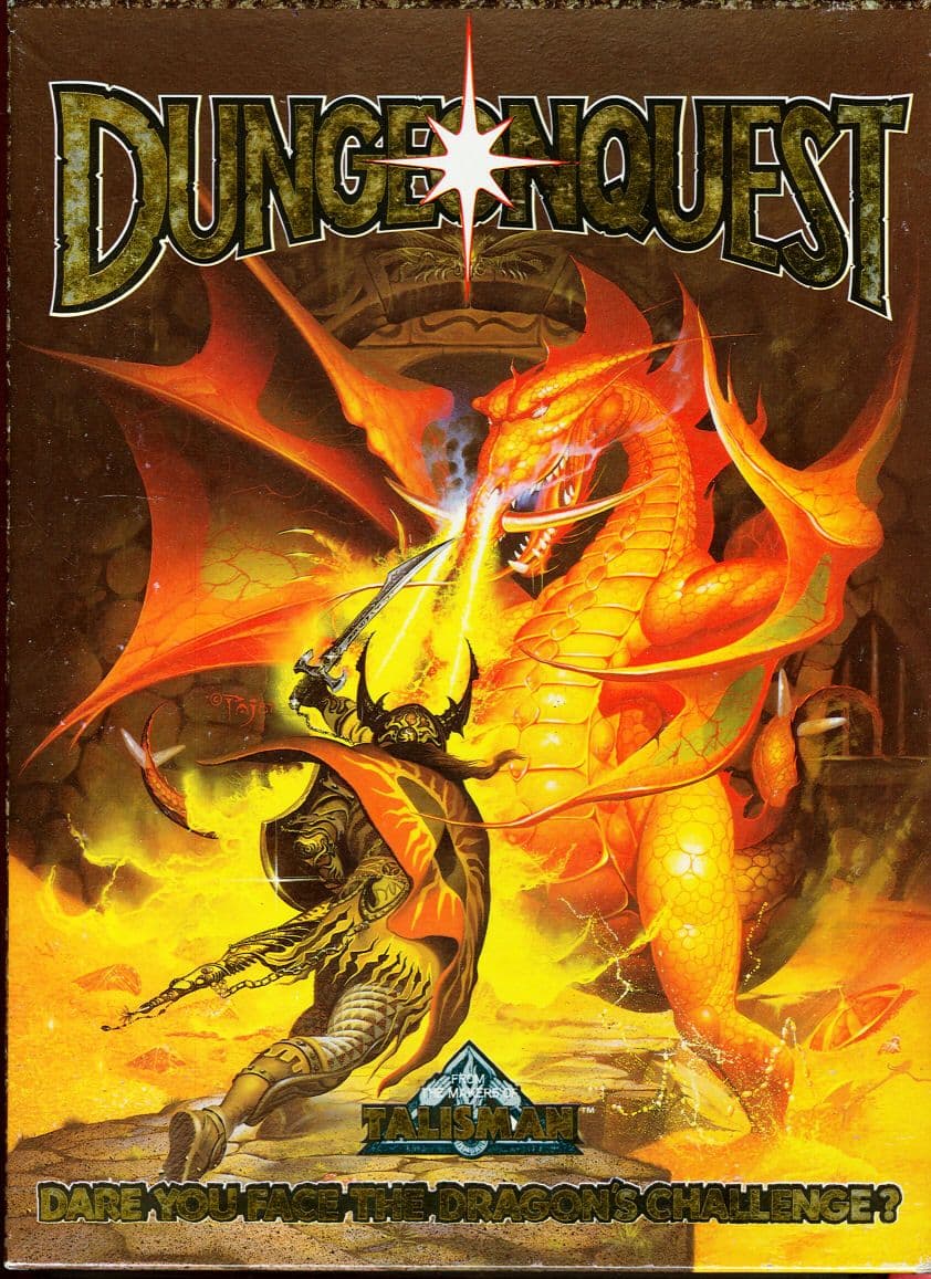 Portada juego de mesa DungeonQuest