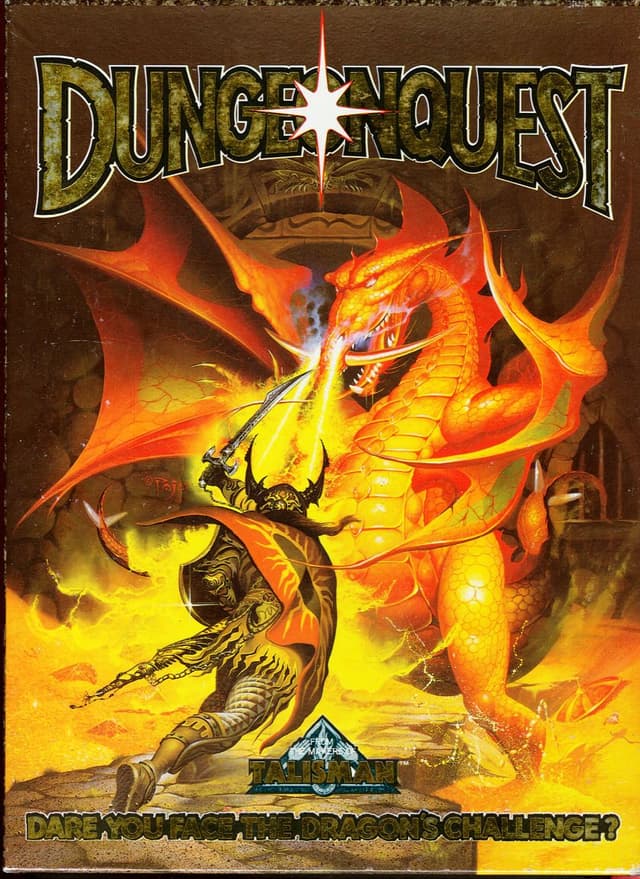 Portada juego de mesa DungeonQuest