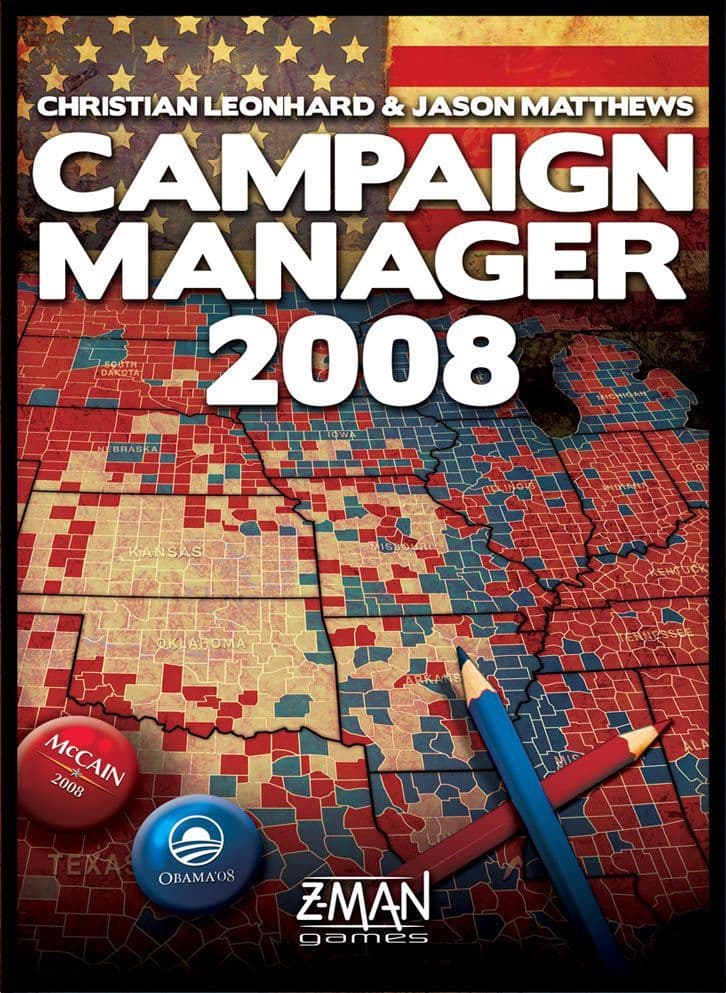 Portada juego de mesa Director de Campaña 2008