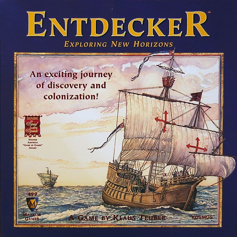 Portada juego de mesa Entdecker: Exploring New Horizons