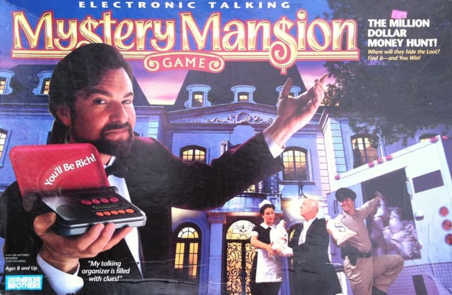 Portada juego de mesa Electronic Talking Mystery Mansion