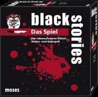 Portada juego de mesa Black stories: El juego de tablero