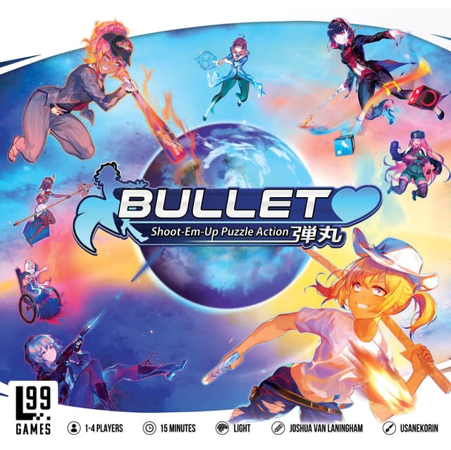 Portada juego de mesa Bullet♥︎