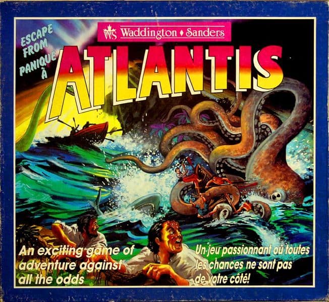 Portada juego de mesa Escape from Atlantis