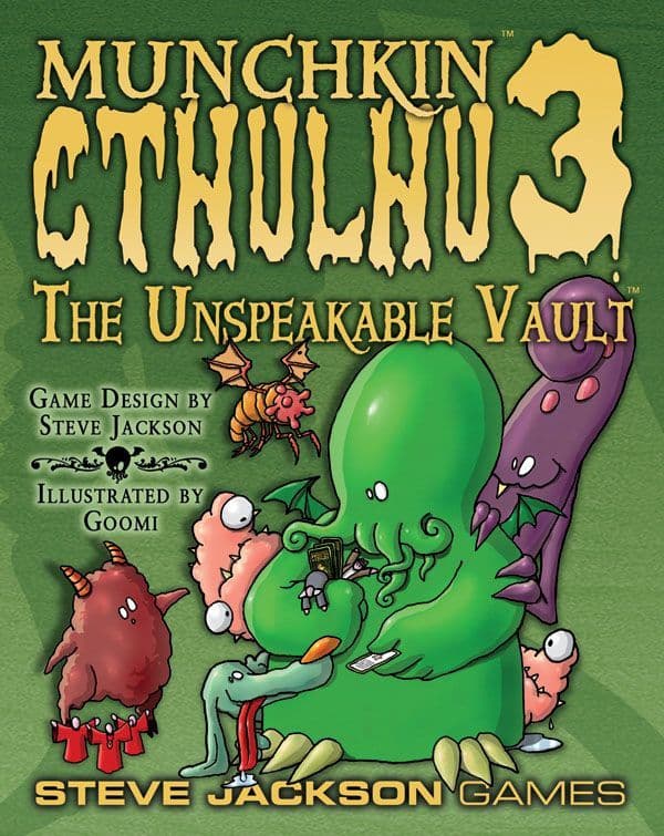 Portada juego de mesa Munchkin Cthulhu 3: La Cripta Innombrable