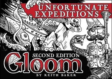 Portada juego de mesa Gloom: Expediciones Desventuradas
