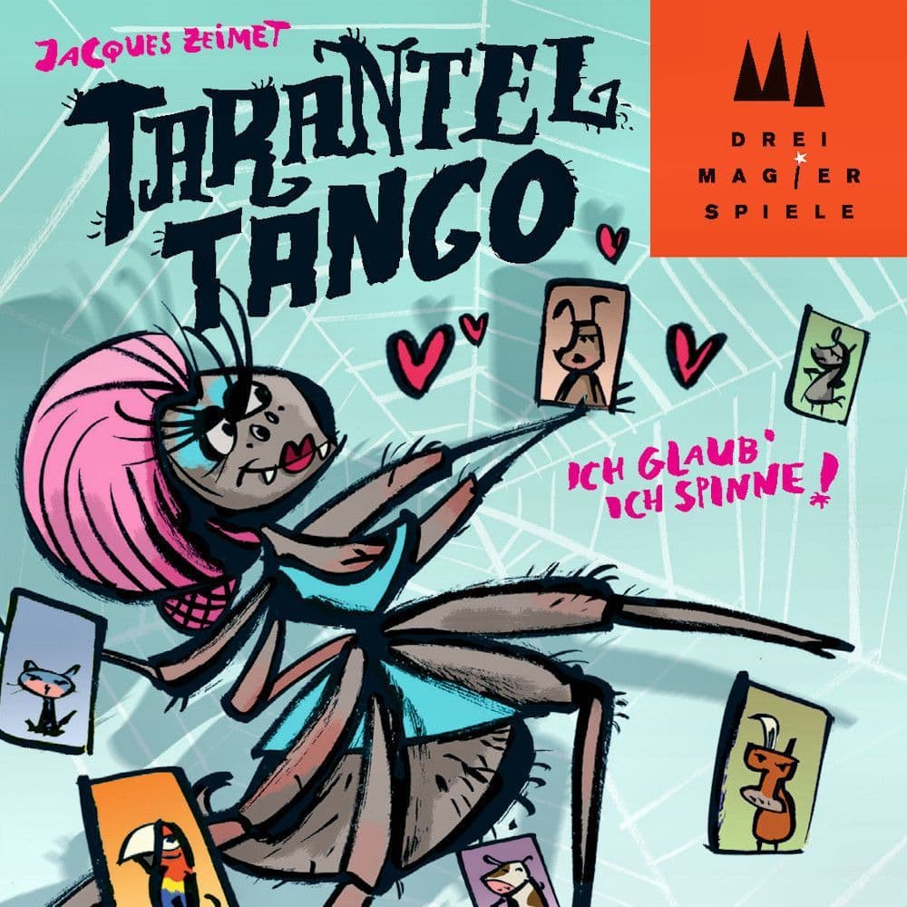 Portada juego de mesa El tango de la tarántula