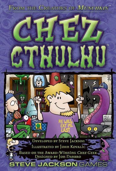 Portada juego de mesa Chez Cthulhu