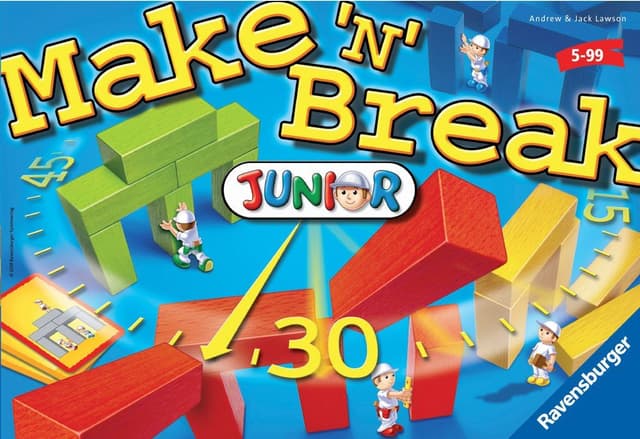 Portada juego de mesa Make 'n' Break Junior