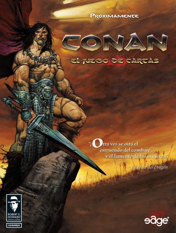 Portada juego de mesa Conan: el juego de cartas