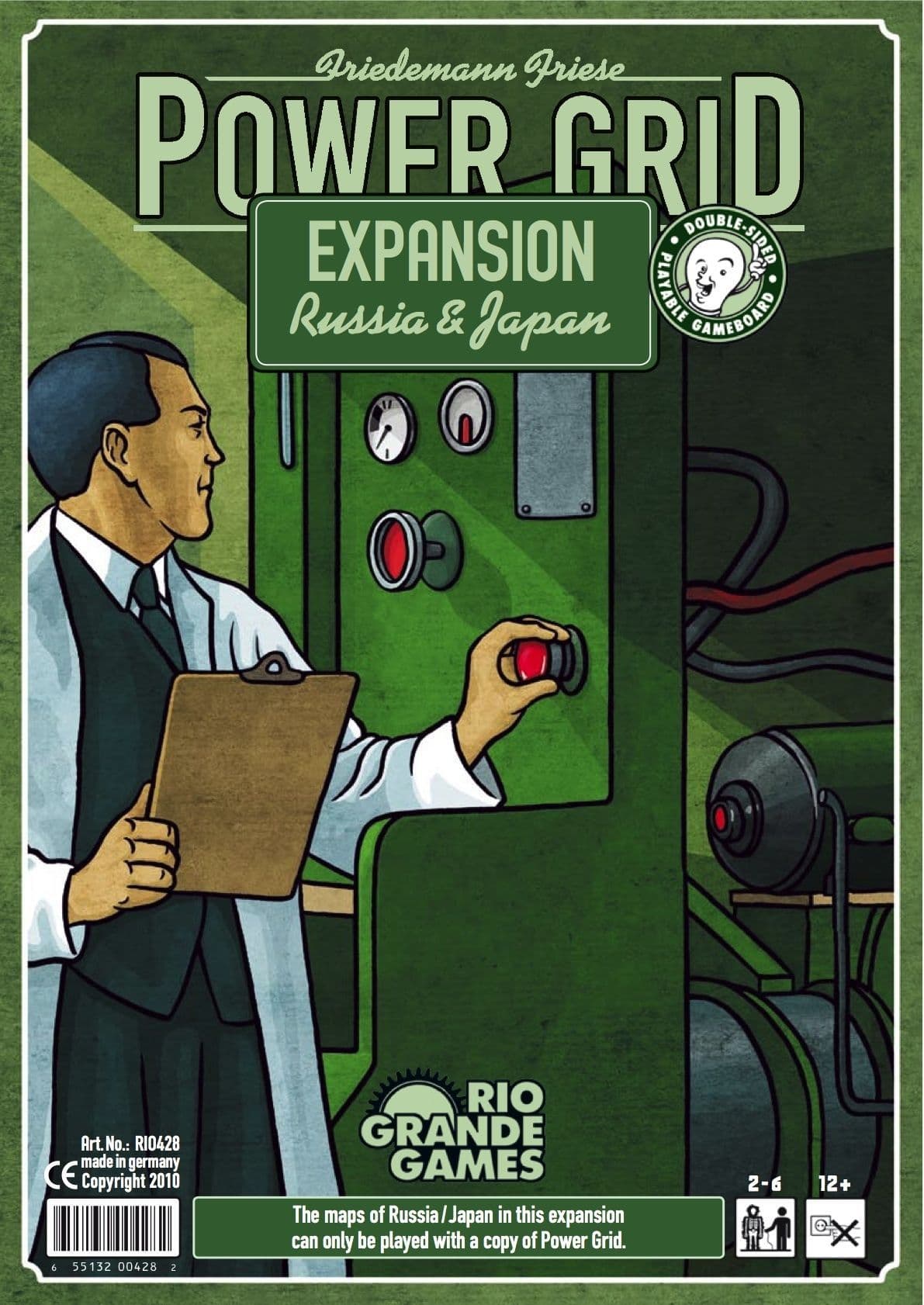Portada juego de mesa Alta Tensión: Expansión Rusia/Japón