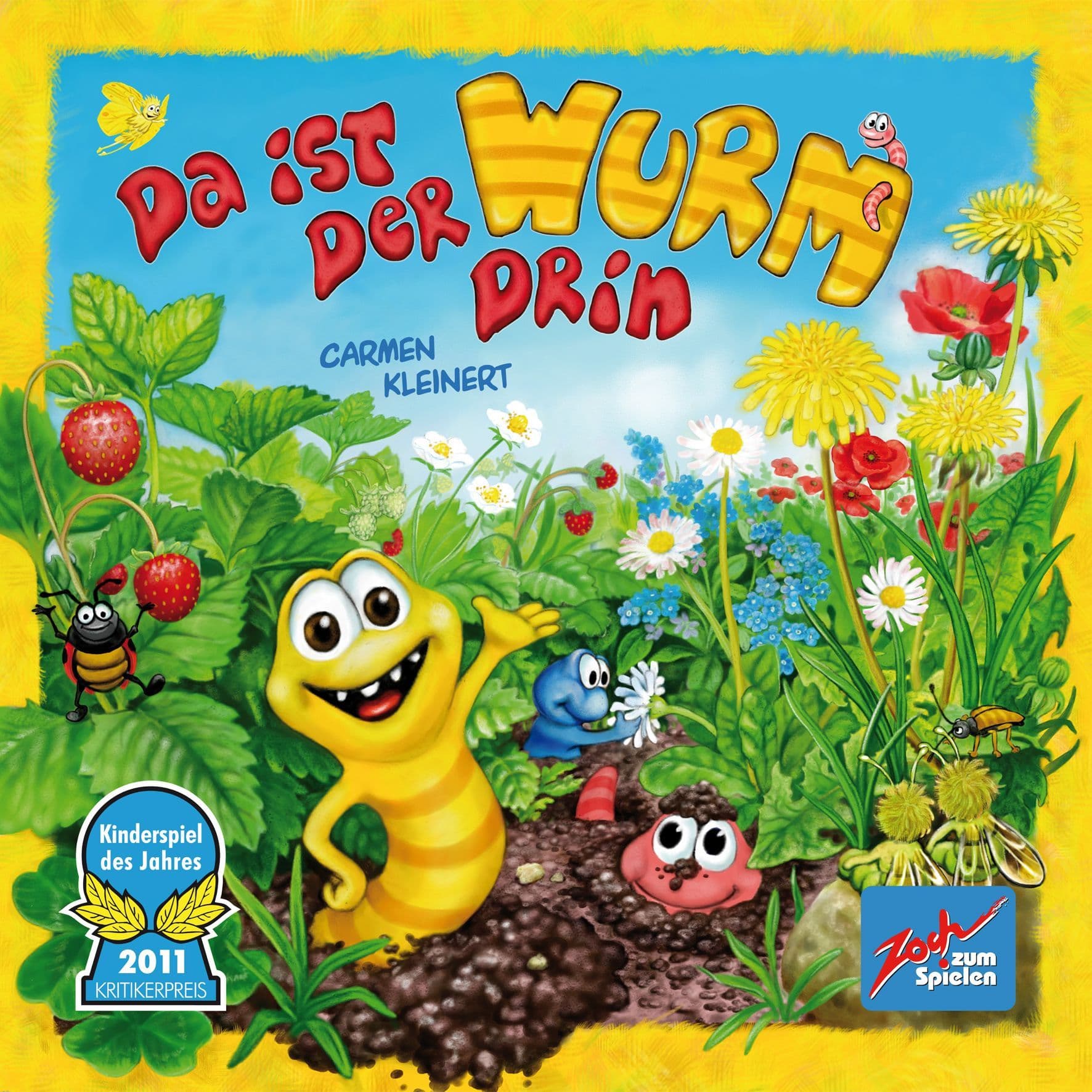 Portada juego de mesa Da ist der Wurm drin