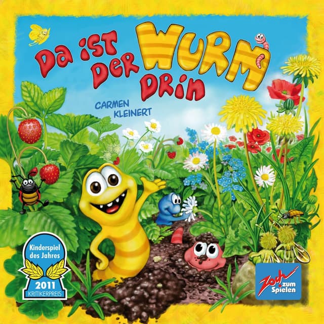Portada juego de mesa Da ist der Wurm drin