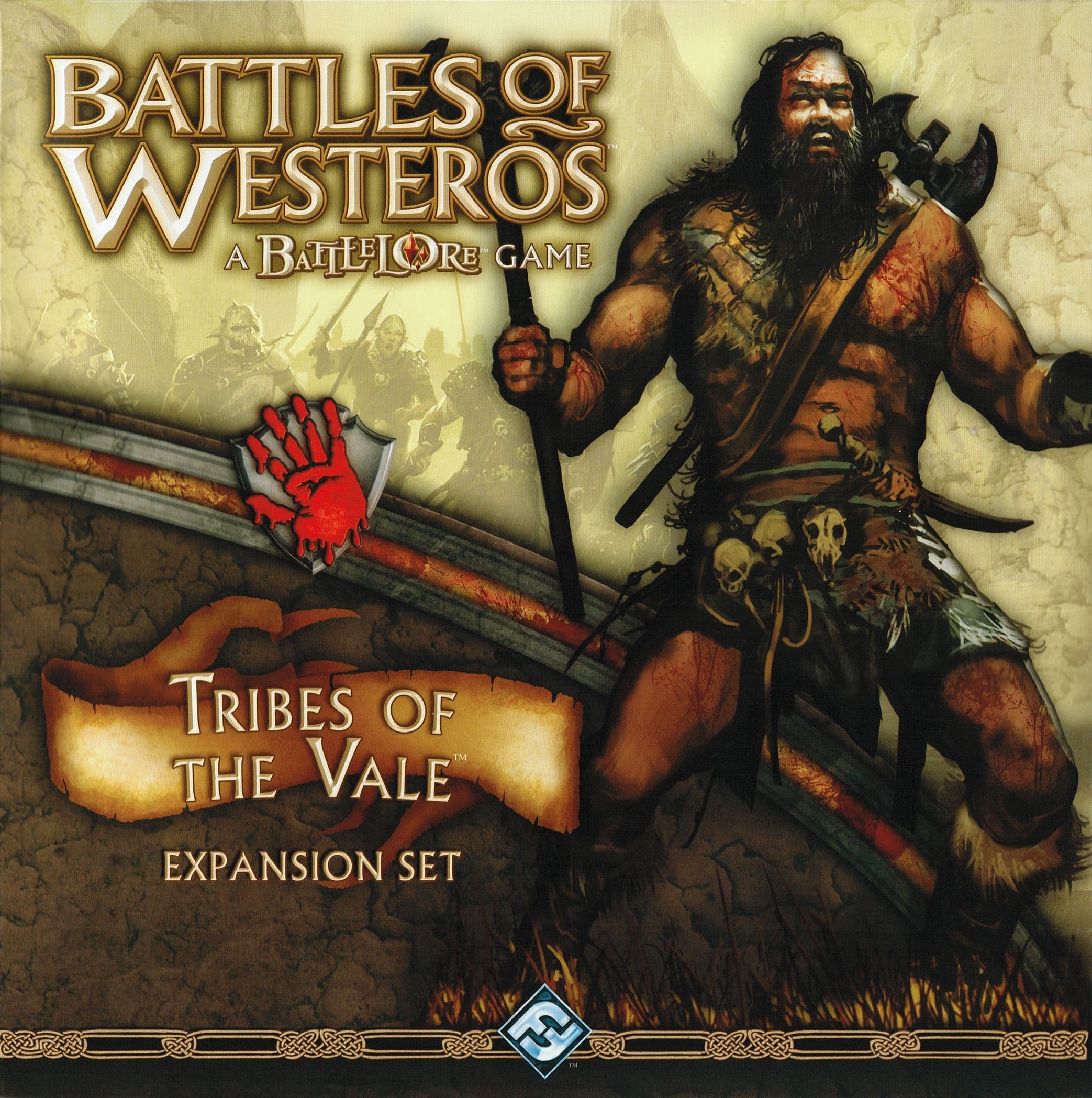 Portada juego de mesa Batallas de Poniente: Tribus del Valle