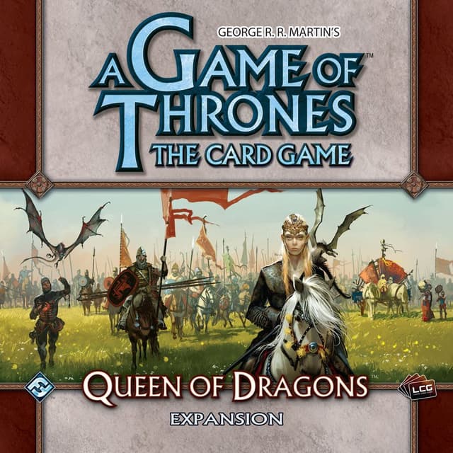 Portada juego de mesa Juego de Tronos: El Juego de Cartas – Reina de Dragones