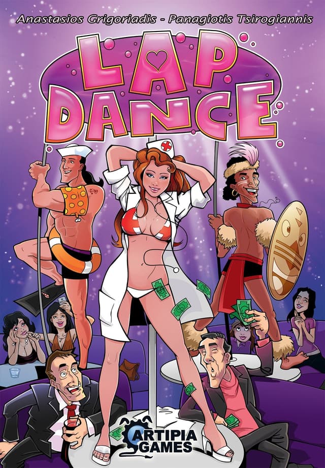 Portada juego de mesa Lap Dance