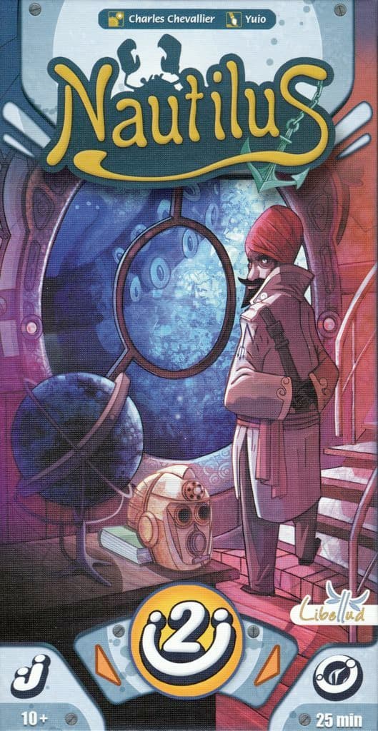 Portada juego de mesa Nautilus