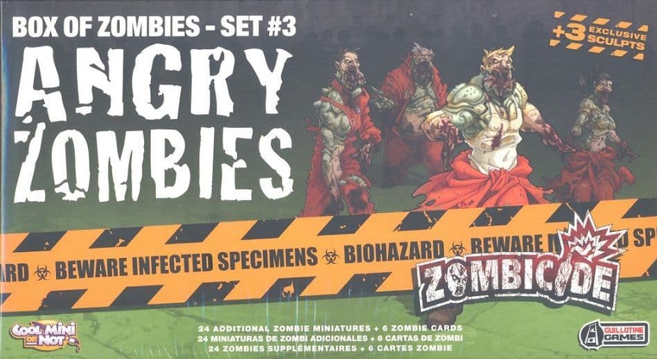 Portada juego de mesa Zombicide: Box of Zombies – Set #3: Angry Zombies