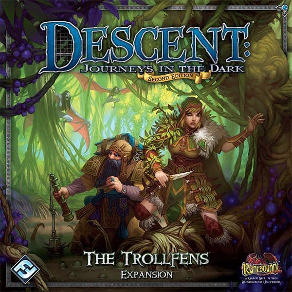 Portada juego de mesa Descent: Viaje a las Tinieblas (Segunda Edición) – La Ciénaga del Troll